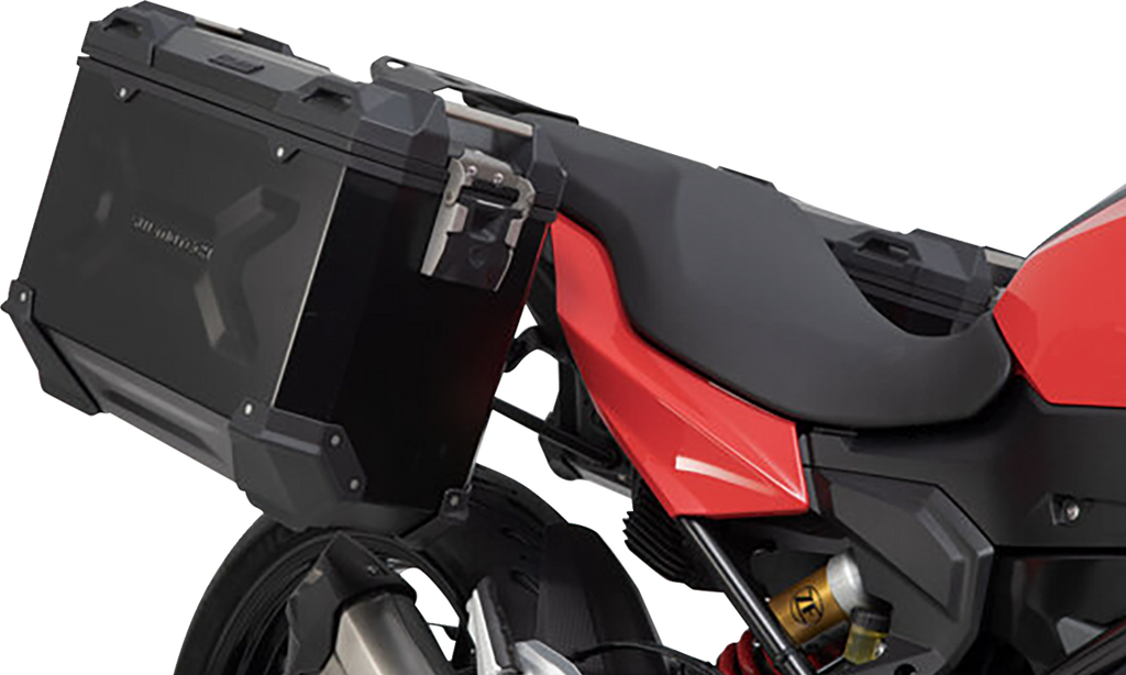 SW-MOTECH TRAX ADV Aluminum Case System - Black - BMW F 900 '20-'24 KFT.07.949.70000/B