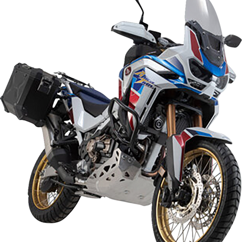 SW-MOTECH TRAX ADV Aluminum Case System - Black - Honda Africa Twin '19-'24 KFT.01.942.70001/B