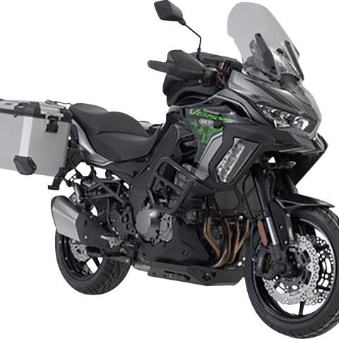 SW-MOTECH TRAX ADV Aluminum Case System - Silver - Kawasaki Versys 1000 '18-'23 KFT.08.922.70001/S