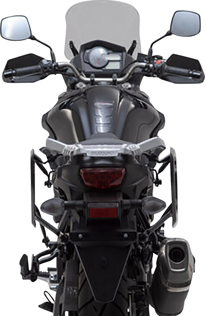SW-MOTECH TRAX ADV Aluminum Case System - Silver - Suzuki V-Strom 650 '16-'24 KFT.05.876.70101/S