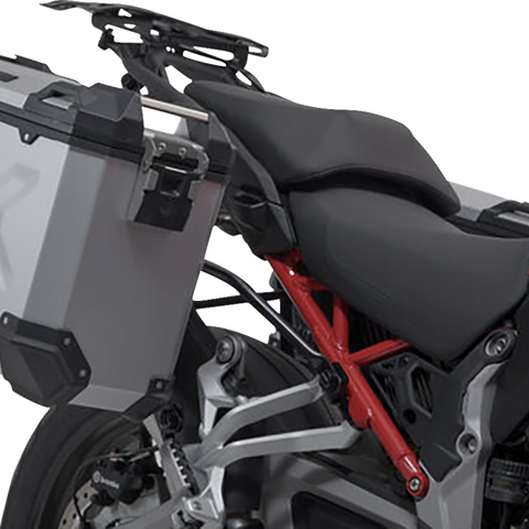 SW-MOTECH TRAX ADV Aluminum Case System - Silver - Ducati Multistrada V4 '21-'24 KFT.22.822.70200/S