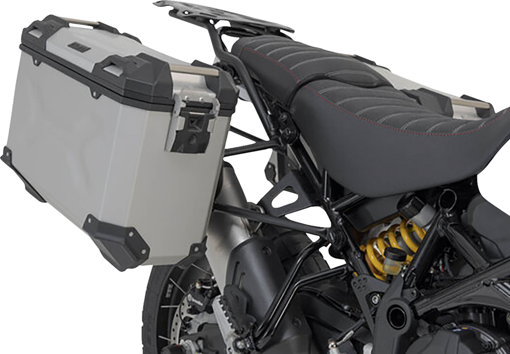 SW-MOTECH TRAX ADV Aluminum Case System - Silver - Ducati DesertX '22-'24 KFT.22.995.70100/S