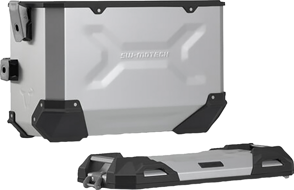 SW-MOTECH TRAX ADV Aluminum Case System - Silver - Ducati Multistrada V4 '21-'24 KFT.22.822.70300/S