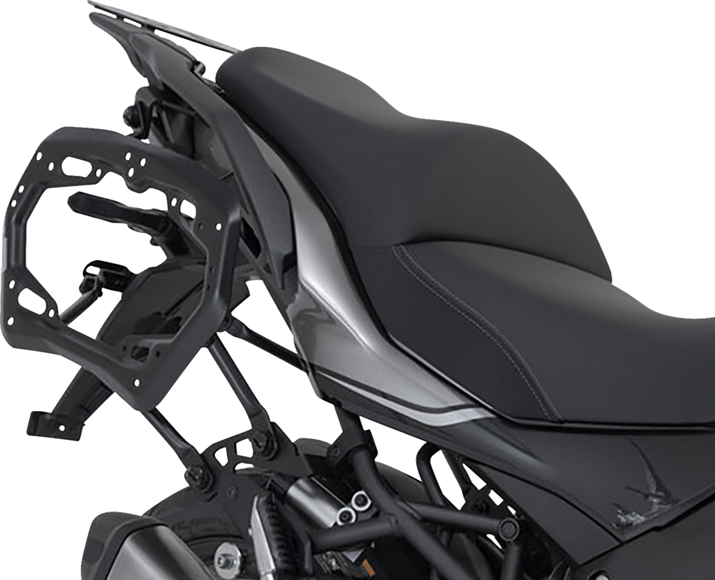 SW-MOTECH TRAX ADV Aluminum Case System - Silver - Kawasaki Versys 1000 '19-'23 KFT.08.922.70101/S