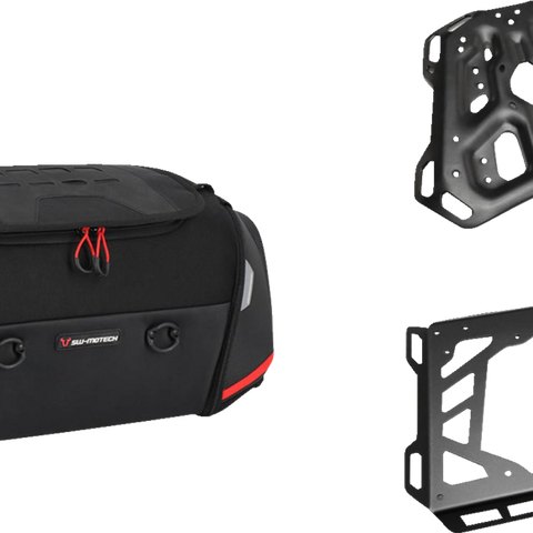 SW-MOTECH Rackpack Tail Bag System - Black - Honda Africa Twin/Adventure '19-'24 GPT.01.942.30000