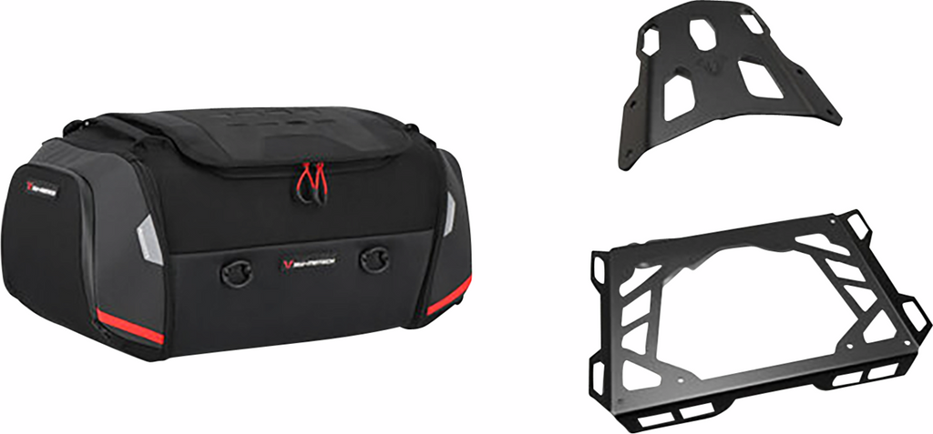 SW-MOTECH Rackpack Tail Bag System - Black - Honda CB500/CBR500 '18-'24 GPT.01.924.30000