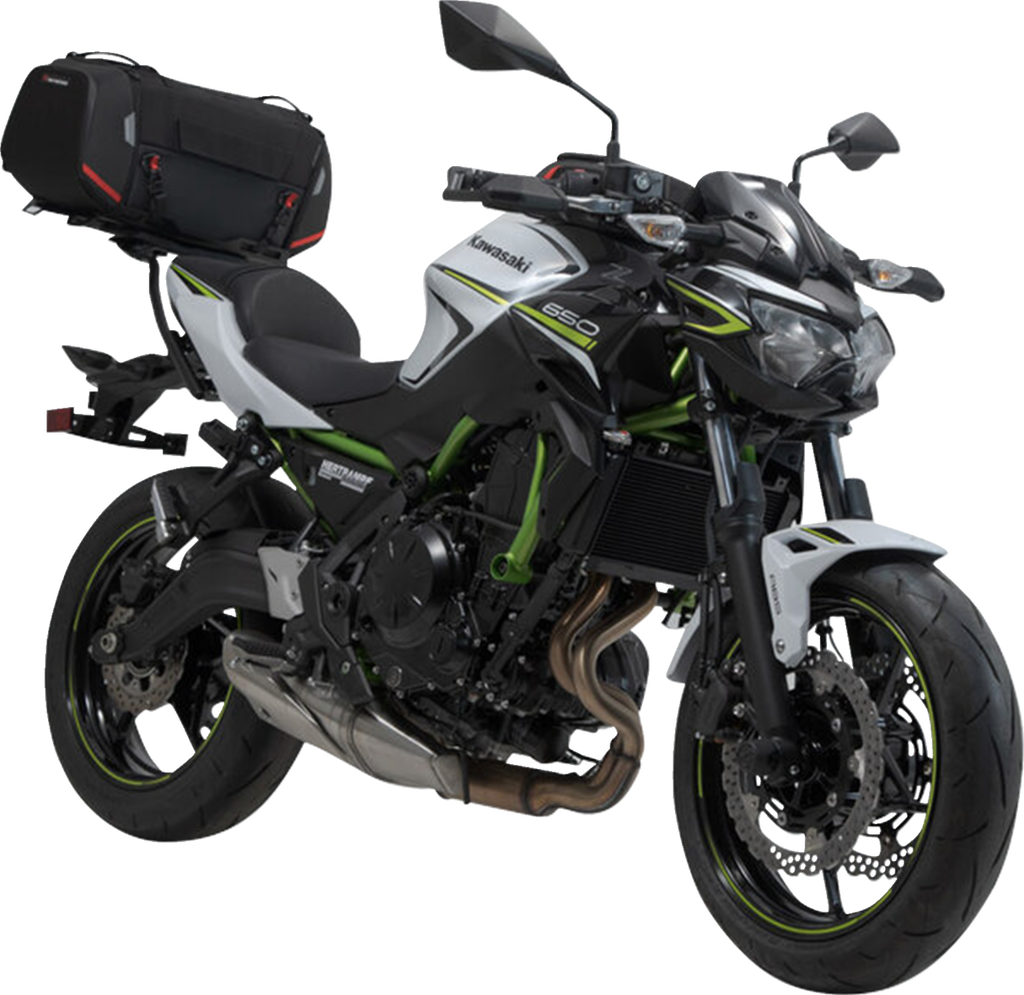 SW-MOTECH Rackpack Tail Bag System - Black - Kawasaki Ninja 650/Z650 '16-'24 GPT.08.866.30000