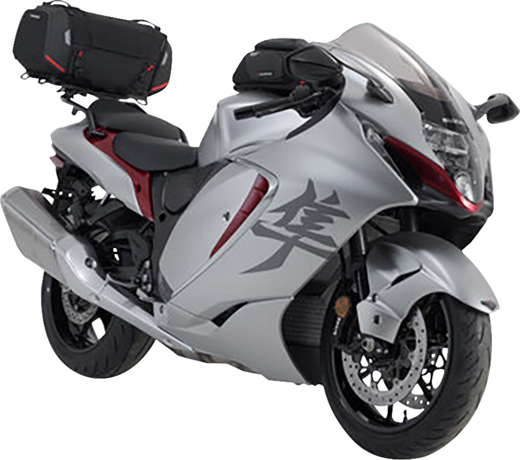 SW-MOTECH Rackpack Tail Bag System - Black - Suzuki GSX 1300 R Hayabusa '20-'24 GPT.05.987.30000