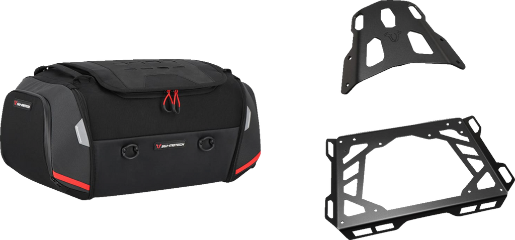 SW-MOTECH Rackpack Tail Bag System - Black - Suzuki V-Strom 650 '16-'24 GPT.05.876.30000