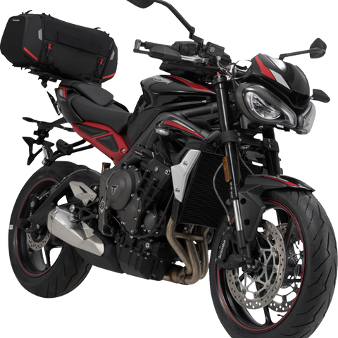 SW-MOTECH Rackpack Tail Bag System - Black - Triumph Speed Triple 675/765 '12-'24 GPT.11.283.30000