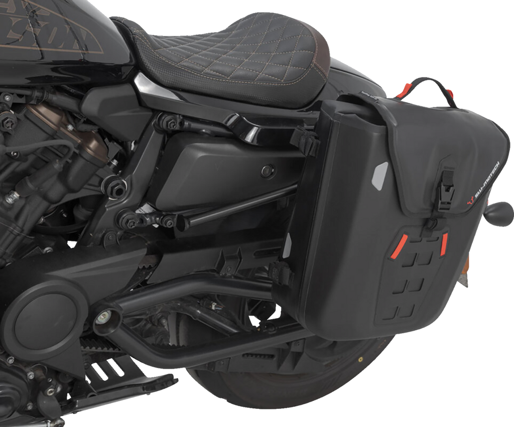 SW-MOTECH SysBag Side Bag System - Black - Harley-Davidson Sportster S RH1250S '21-'24 BC.SYS.18.019.31000B