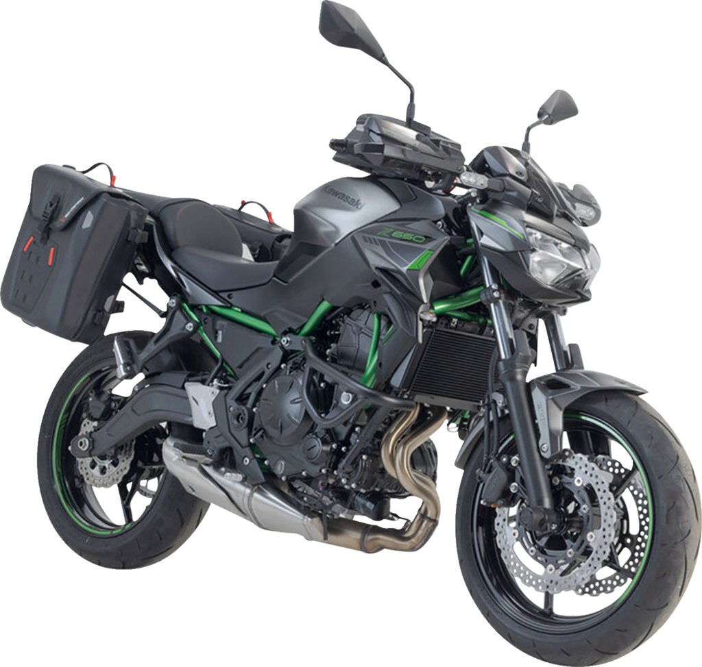 SW-MOTECH SysBag Side Bag System - Black - Kawasaki EX650 Ninja/Z650 '16-'24 BC.SYS.08.866.31001B