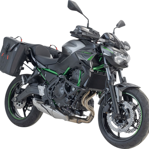 SW-MOTECH SysBag Side Bag System - Black - Kawasaki EX650 Ninja/Z650 '16-'24 BC.SYS.08.866.31001B