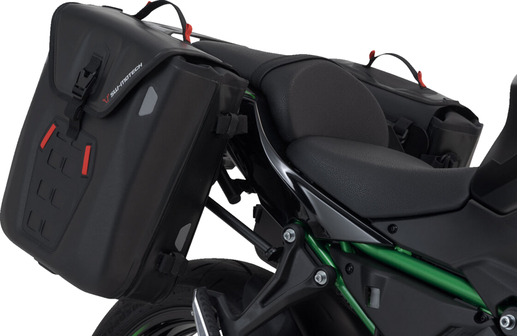SW-MOTECH SysBag Side Bag System - Black - Kawasaki EX650 Ninja/Z650 '16-'24 BC.SYS.08.866.31001B