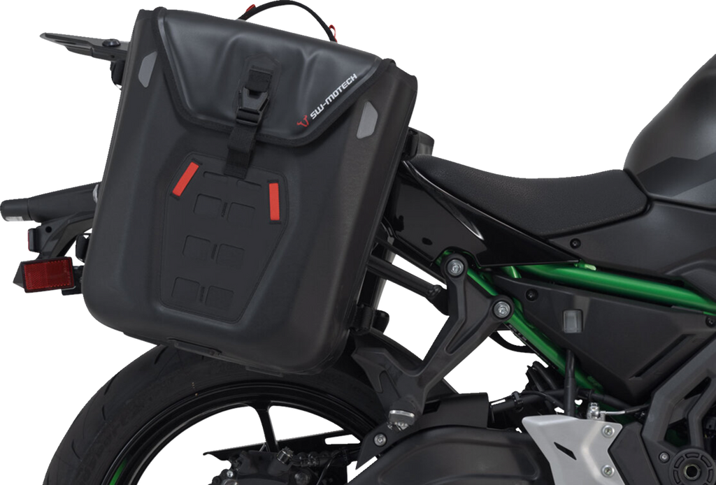 SW-MOTECH SysBag Side Bag System - Black - Kawasaki EX650 Ninja/Z650 '16-'24 BC.SYS.08.866.31001B