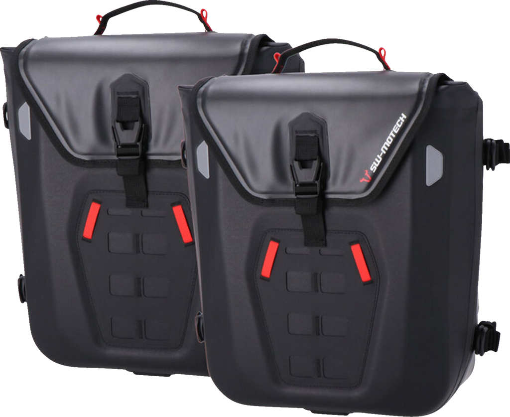 SW-MOTECH SysBag Side Bag System - Black - Kawasaki EX650 Ninja/Z650 '16-'24 BC.SYS.08.866.31001B