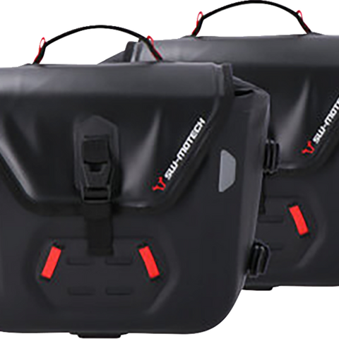 SW-MOTECH SysBag Side Bag System - Black - Moto Guzzi V7 III '17-'20 BC.SYS.17.595.31000B