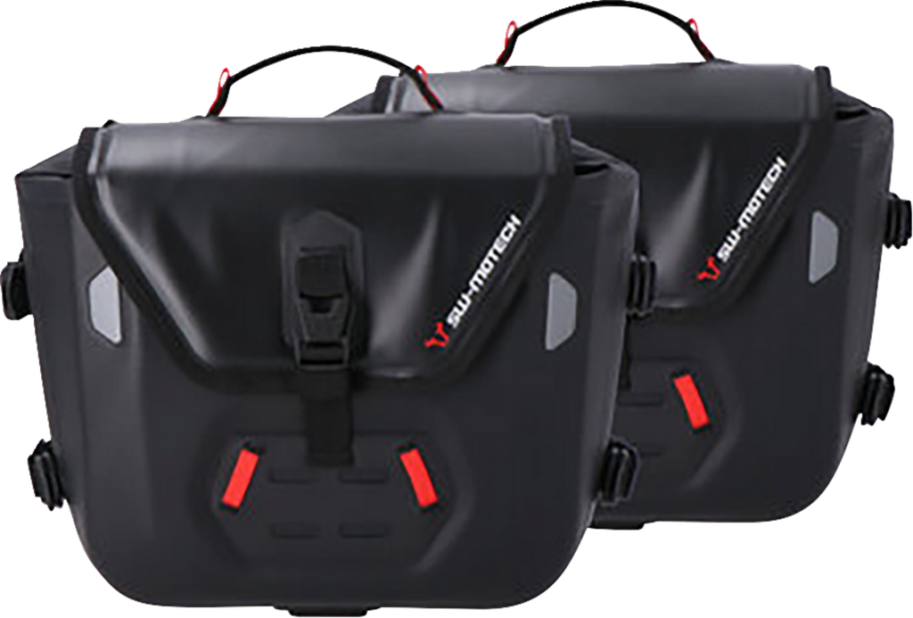 SW-MOTECH SysBag Side Bag System - Black - Triumph Thruxton 1200 RS '20-'24 BC.SYS.11.955.31000B