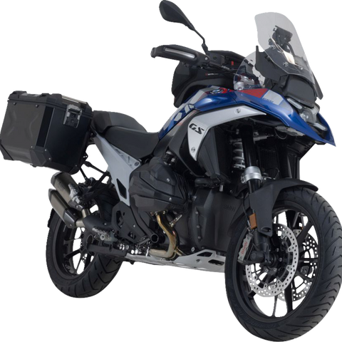 SW-MOTECH TRAX ADV Aluminum Case System - Black - BMW R 1300 GS '24 KFT.07.975.70000/B