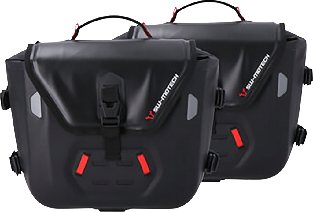 SW-MOTECH SysBag Side Bag System - Black - Triumph Thruxton 1200 '16-'20 BC.SYS.11.795.31000B