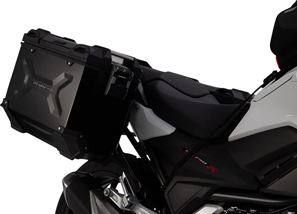SW-MOTECH TRAX ADV Aluminum Case System - Black - Honda NC750 '16-'20 KFT.01.699.70001/B