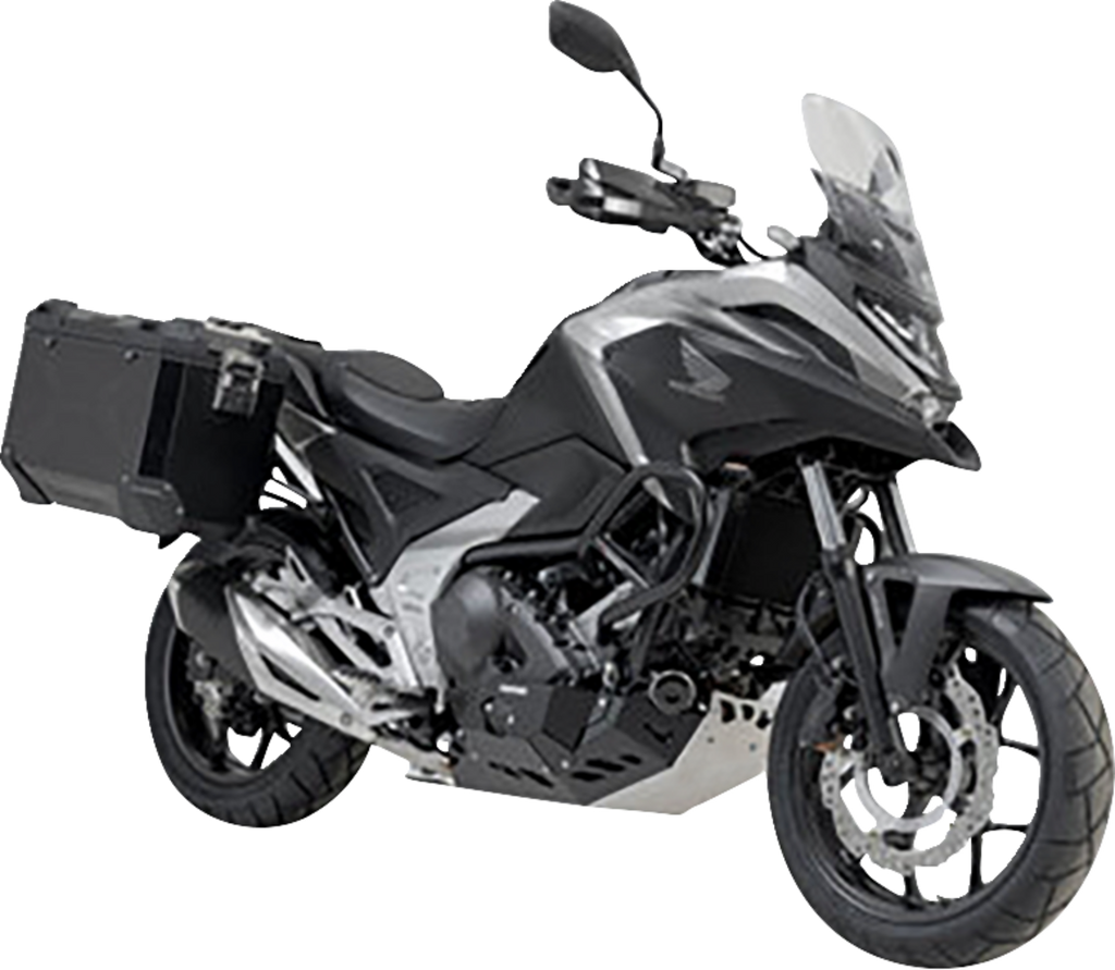 SW-MOTECH TRAX ADV Aluminum Case System - Black - Honda NC750X '20-'24 KFT.01.841.70000/B
