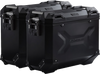SW-MOTECH TRAX ADV Aluminum Case System - Black - BMW F 650 GS '99-'12 KFT.07.094.70000/B
