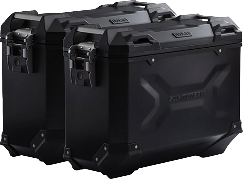 SW-MOTECH TRAX ADV Aluminum Case System - Black - BMW F 650 GS '99-'12 KFT.07.094.70000/B
