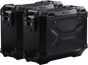 SW-MOTECH TRAX ADV Aluminum Case System - Black - BMW F 650 GS '99-'12 KFT.07.094.70000/B