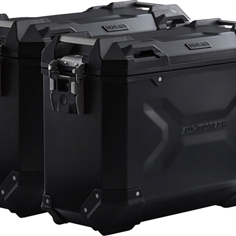 SW-MOTECH TRAX ADV Aluminum Case System - Black - BMW F 650 GS '99-'12 KFT.07.094.70000/B