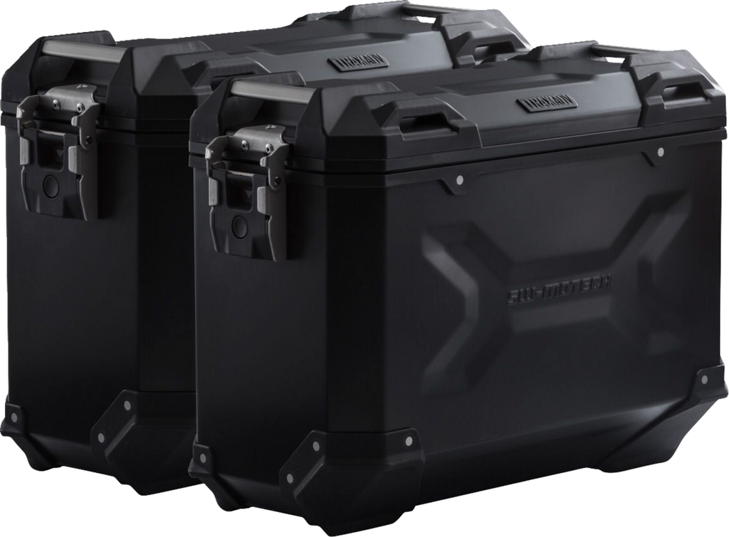 SW-MOTECH TRAX ADV Aluminum Case System - Black - BMW R 1300 GS '24 KFT.07.975.70000/B
