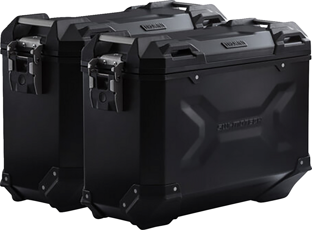 SW-MOTECH TRAX ADV Aluminum Case System - Black - Ducati Multistrada 1200 '10-'14 KFT.22.140.70000/B