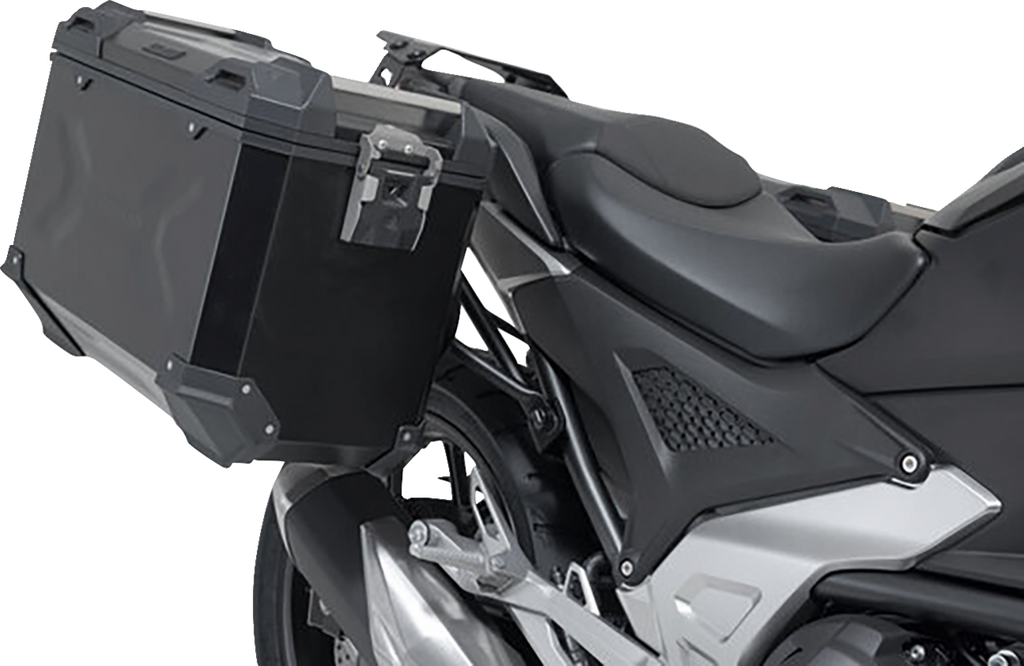 SW-MOTECH TRAX ADV Aluminum Case System - Black - Honda NC750X '20-'24 KFT.01.841.70000/B