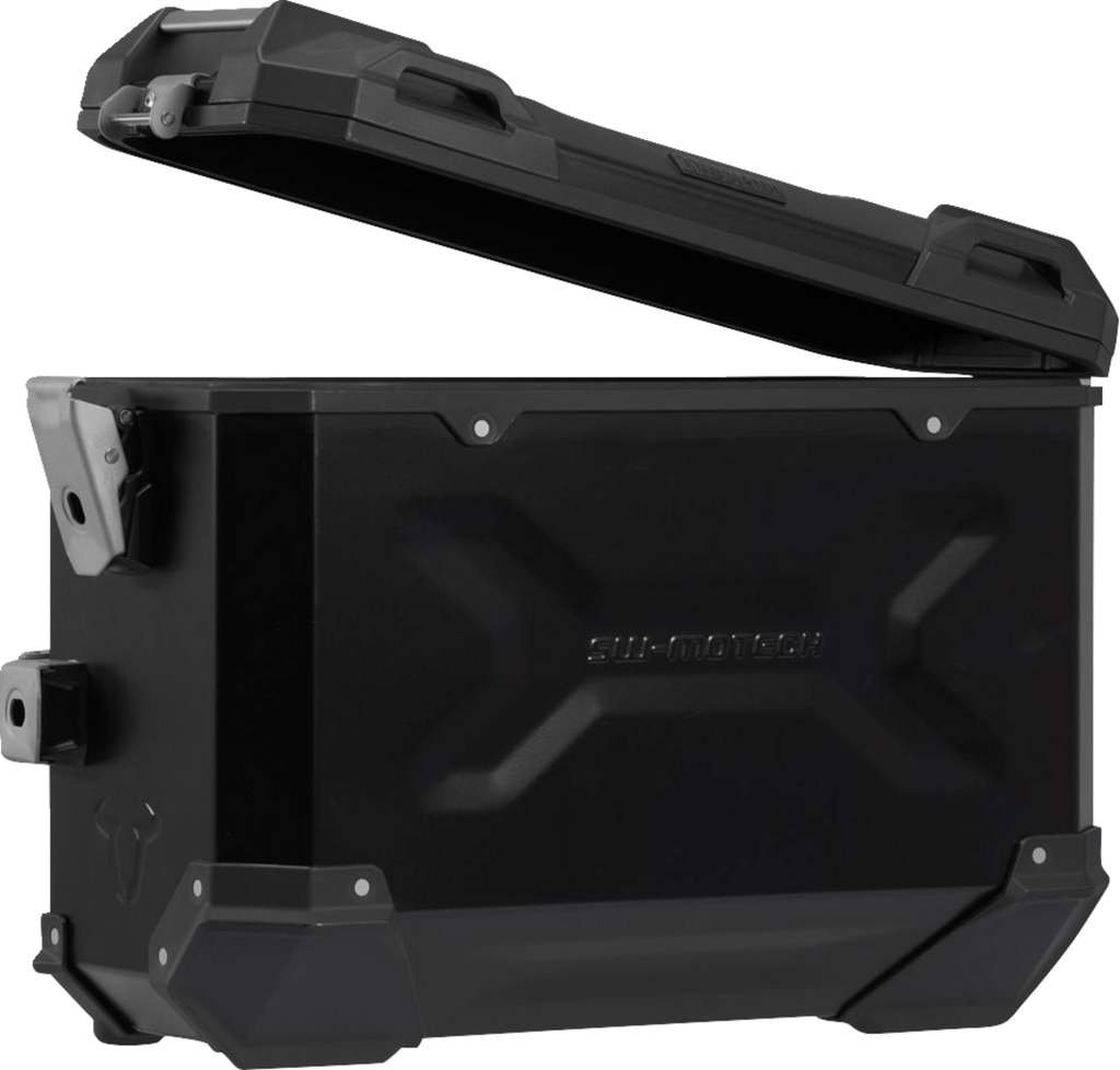 SW-MOTECH TRAX ADV Aluminum Case System - Black - BMW R 1300 GS '24 KFT.07.975.70000/B