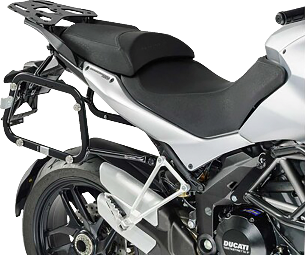 SW-MOTECH TRAX ADV Aluminum Case System - Black - Ducati Multistrada 1200 '10-'14 KFT.22.140.70000/B