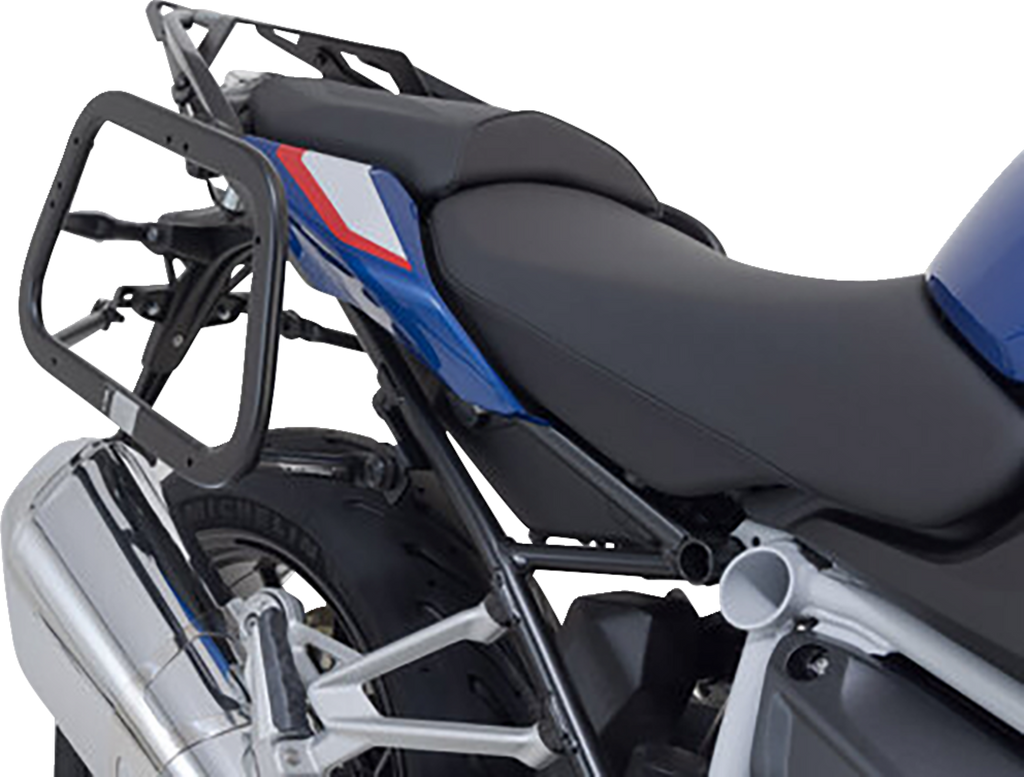 SW-MOTECH TRAX ADV Aluminum Case System - Black - BMW R 1200/1250 R '14-'24 KFT.07.573.70000/B