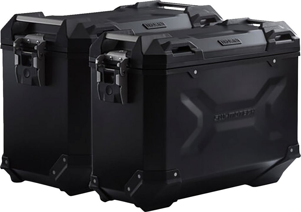 SW-MOTECH TRAX ADV Aluminum Case System - Black - BMW F 650/700/800 GS '08-'18 KFT.07.559.70001/B