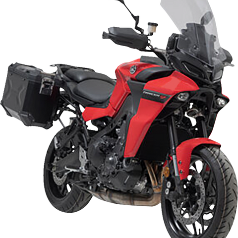 SW-MOTECH TRAX ADV Aluminum Case System - Black - Yamaha Tracer 9 GT '21-'24 KFT.06.921.70000/B