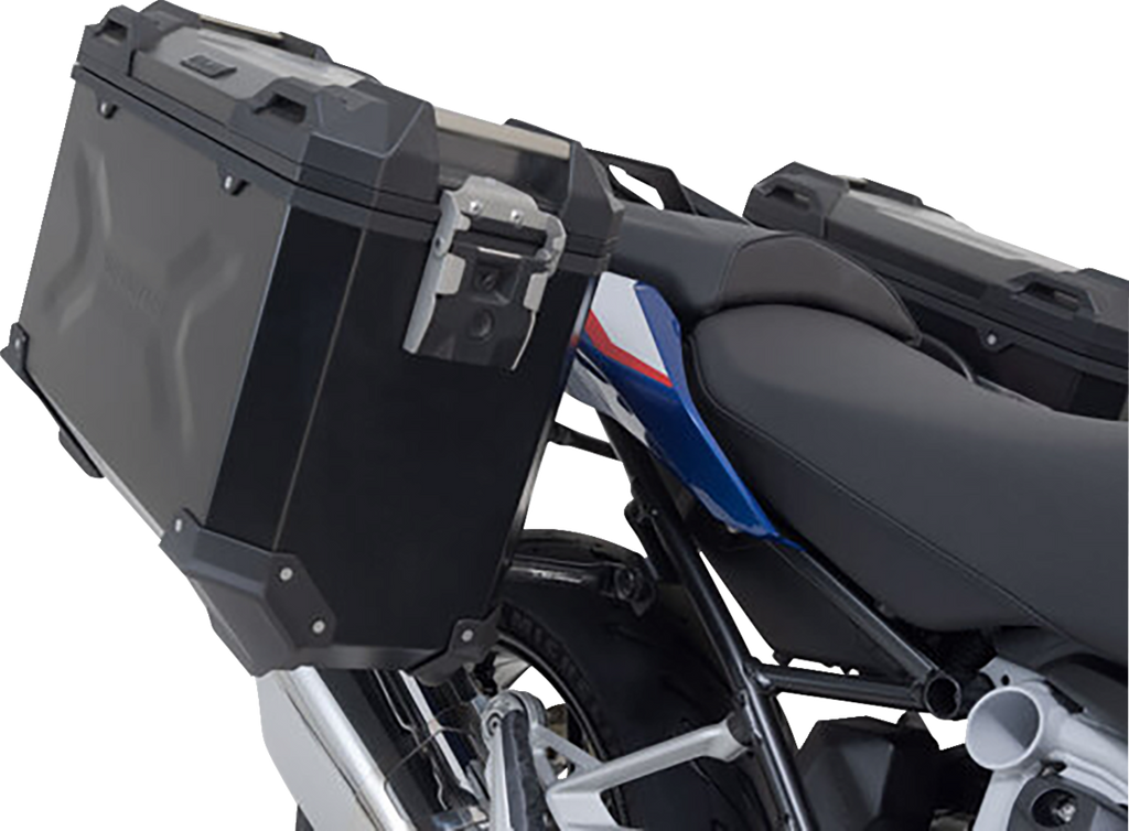 SW-MOTECH TRAX ADV Aluminum Case System - Black - BMW R 1200/1250 R '14-'24 KFT.07.573.70000/B
