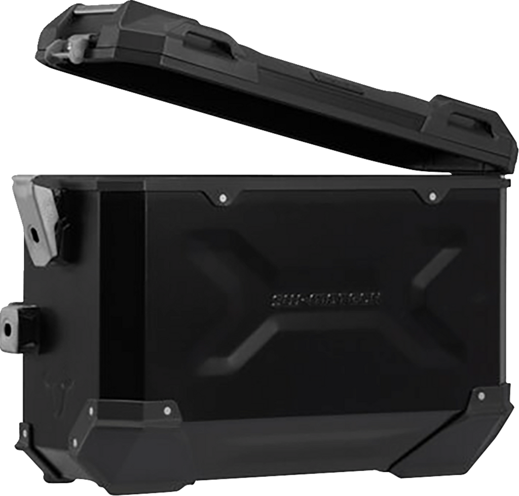 SW-MOTECH TRAX ADV Aluminum Case System - Black - Yamaha Tracer 9 GT '21-'24 KFT.06.921.70000/B