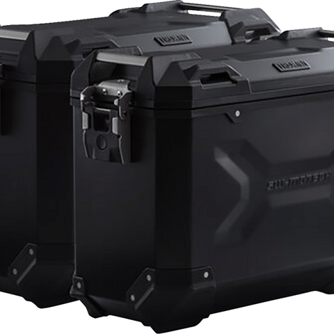 SW-MOTECH TRAX ADV Aluminum Case System - Black - BMW F 750/800/850/900 GS '18-'24 KFT.07.897.70000/B