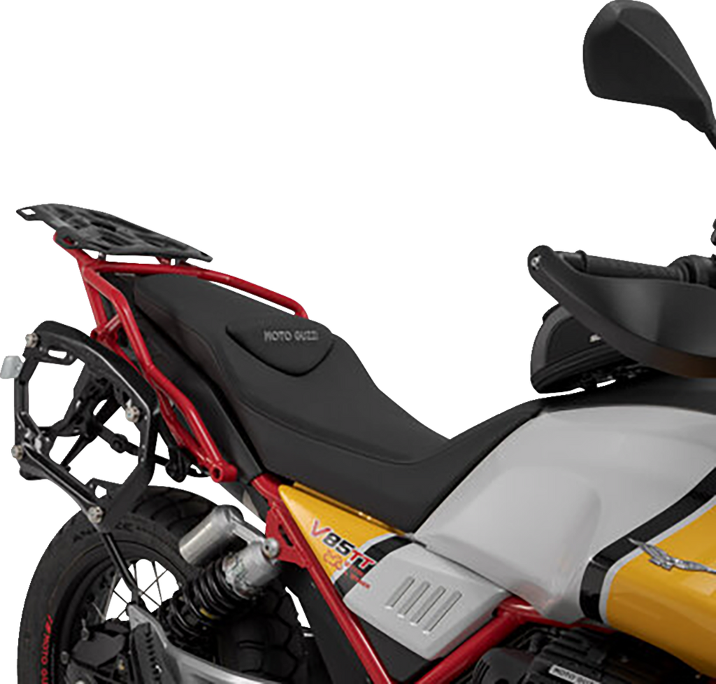 SW-MOTECH TRAX ADV Aluminum Case System - Black - Moto Guzzi V85 TT '19-'24 KFT.17.925.70000/B