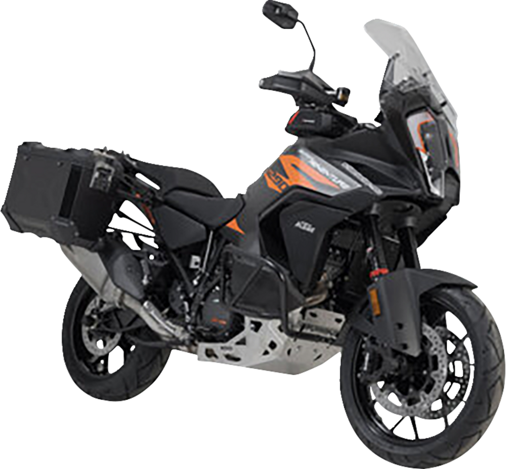 SW-MOTECH TRAX ADV Aluminum Case System - Black - KTM Super Adventure 1290 R/S '21-'24 KFT.04.835.70000/B