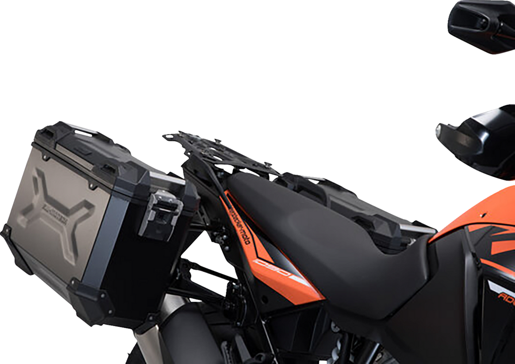SW-MOTECH TRAX ADV Aluminum Case System - Black - KTM Adventure 1050/1090/1190/Super Adventure 1290 '13-'20 KFT.04.333.70002/B