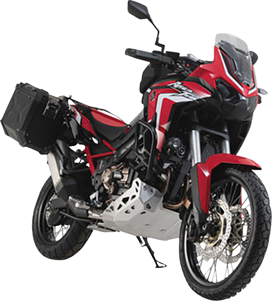 SW-MOTECH TRAX ADV Aluminum Case System - Black - Honda Africa Twin '19-'21 KFT.01.950.70001/B