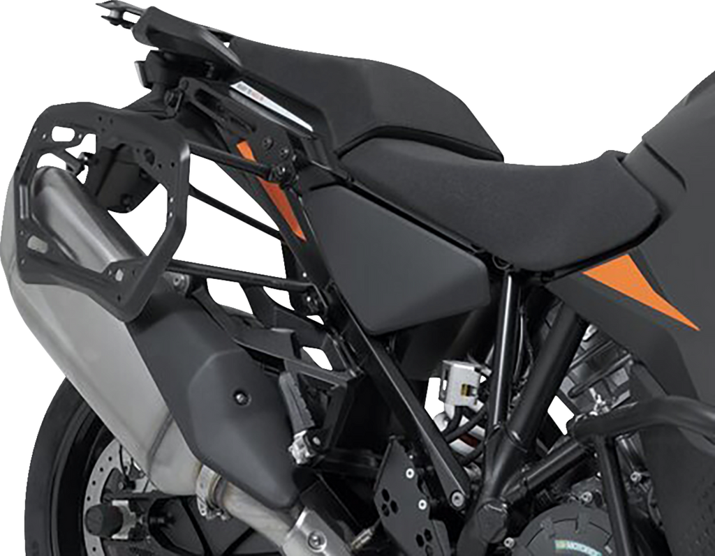 SW-MOTECH TRAX ADV Aluminum Case System - Black - KTM Super Adventure 1290 R/S '21-'24 KFT.04.835.70000/B