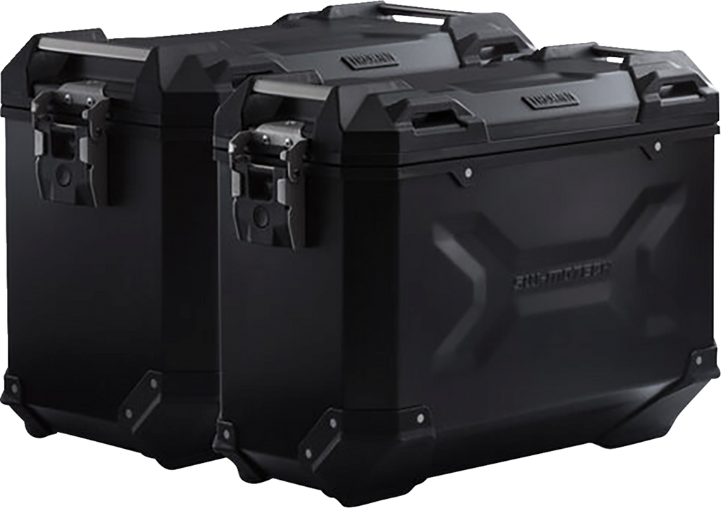SW-MOTECH TRAX ADV Aluminum Case System - Black - Suzuki V-Strom 650 '11-'16 KFT.05.765.70000/B