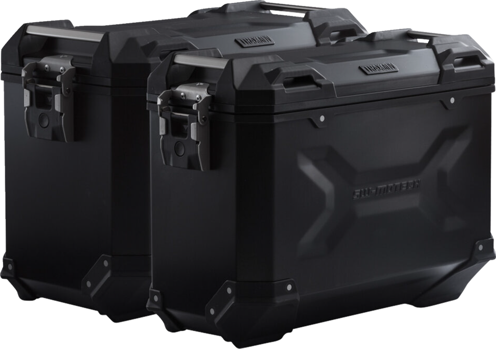 SW-MOTECH TRAX ADV Aluminum Case System - Black - Triumph Tiger 800 '10-'19 KFT.11.748.70001/B