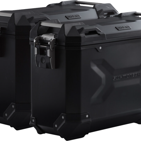 SW-MOTECH TRAX ADV Aluminum Case System - Black - Triumph Tiger 800 '10-'19 KFT.11.748.70001/B