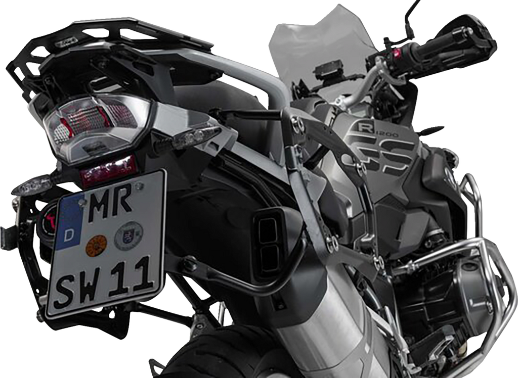 SW-MOTECH TRAX ADV Aluminum Case System - Black - BMW R 1200/1250 GS '12-'24 KFT.07.664.70001/B